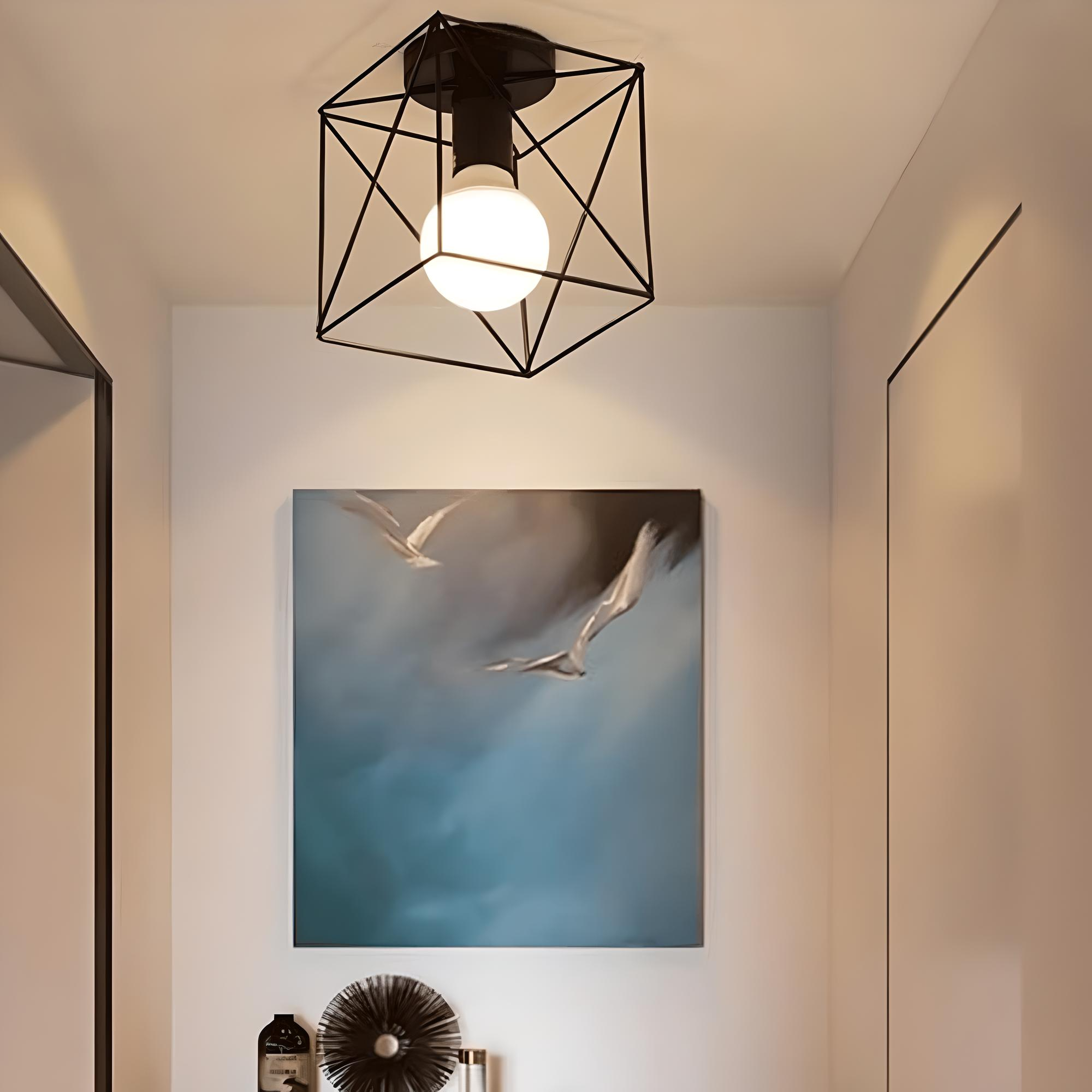 Plafondlamp HexaCage