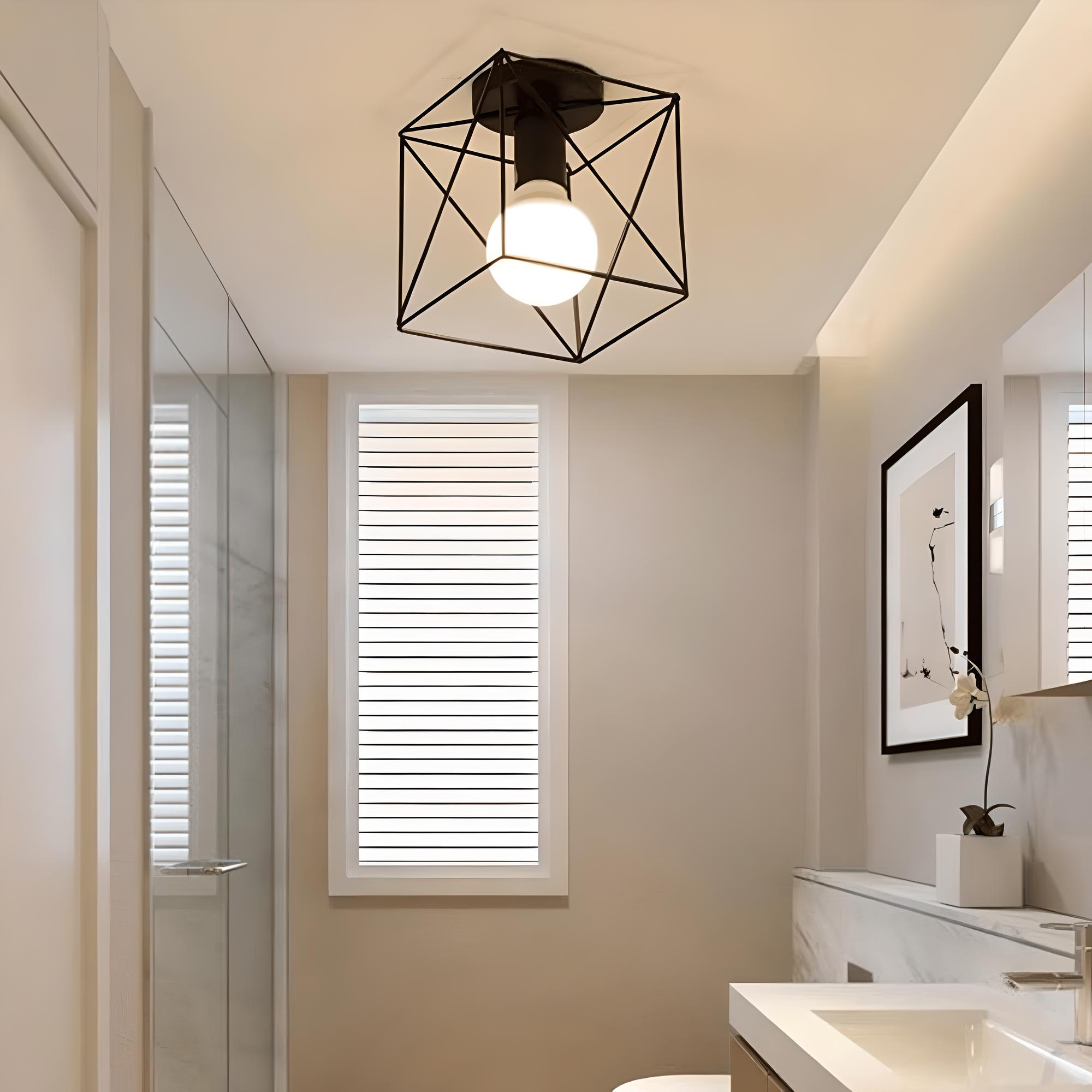 Plafondlamp HexaCage